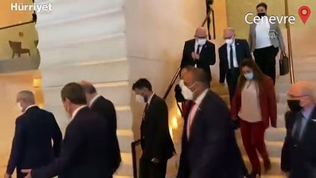 Cenevre'deki 5+1 gayriresmi Kıbrıs konferansında Guterres-Tatar ikili görüşmesi sona erdi