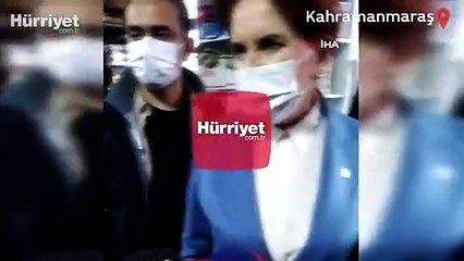 Engelli vatandaşın sözleri Akşener'i kızdırdı! Apar topar iş yerinden ayrıldı