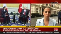 Cumhurbaşkanı Erdoğan, Fransa Cumhurbaşkanı Macron ile bir araya geldi