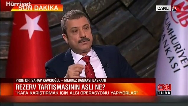 Merkez Bankası Başkanı Prof. Dr. Şahap Kavcıoğlu canlı yayında açıklamalarda bulundu