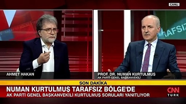 AK Parti Genel Başkanvekili Numan Kurtulmuş, CNN Türk canlı yayınında açıklamalarda bulundu