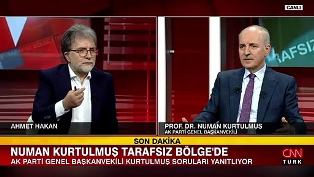 AK Parti Genel Başkanvekili Numan Kurtulmuş, CNN Türk canlı yayınında açıklamalarda bulundu
