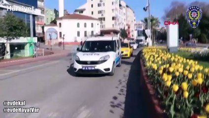 Koronavirüsten ölen trafik polisi halkı böyle uyarmıştı