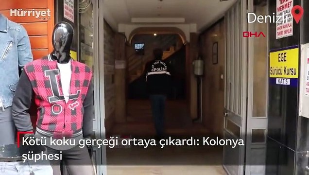 Denizli'de kötü koku ihbarına giden polis, ceset buldu