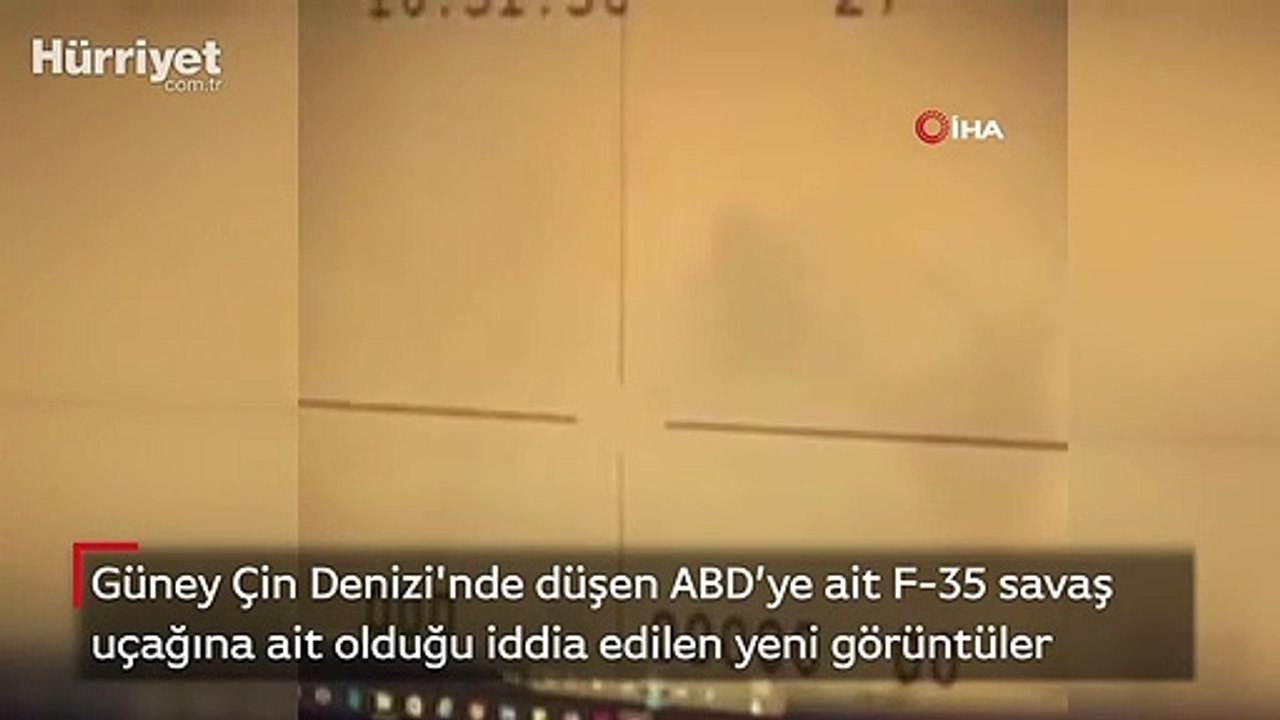 ABD’ye ait F-35 savaş uçağına ait olduğu iddia edilen yeni görüntüler