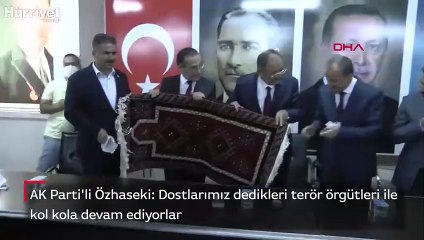 Скачать видео: AK Parti'li Özhaseki: Dostlarımız dedikleri terör örgütleri ile kol kola devam ediyorlar