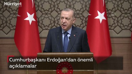 Cumhurbaşkanı Erdoğan'dan yerli aşı açıklaması
