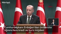 Cumhurbaşkanı Erdoğan'dan üniversite öğrencilere kredi ve burs müjdesi