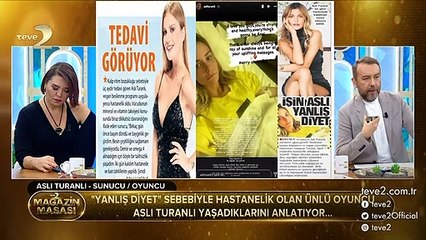 Yanlış diyet Aslı Turanlı’yı hastanelik etti?