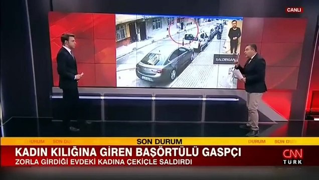 Kadın kılığına giren çekiçli saldırgan dehşeti! Zorla girdiği evdeki kadına saldırdı