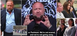 'We're not going away. We're not going to stop': Alex Jones vows to CONTINUE 'questioning' school shootings after bombshell $1B verdict over his Sandy Hook lies - the highest defamation payout EVER