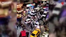 Ümraniye'de çevirmeden kaçtılar, başka polis otosuna çarpıp kaza yaptılar