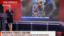 Fransa Cumhurbaşkanı Macron'a tokatlı saldırı