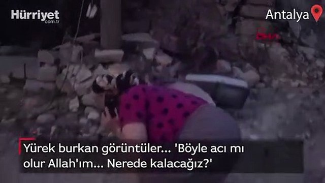 Manavgat'ta orman yangını... 'Böyle acı mı olur Allah'ım... Nerede kalacağız?'