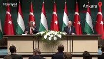 Cumhurbaşkanı Erdoğan, Macaristan Başbakanı Orban ile basın toplantısında açıklamalarda bulundu