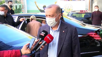 Cumhurbaşkanı Erdoğan, market alışverişi sonrası konuştu