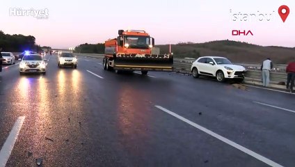 Kuzey Marmara Otoyolu'nda zincirleme kaza