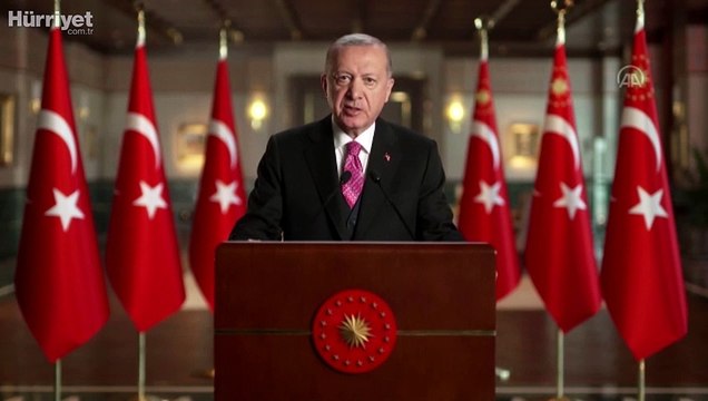 Cumhurbaşkanı Erdoğan, 15 Temmuz Demokrasi ve Milli Birlik Günü münasebetiyle Millete Sesleniş hitabını gerçekleştirdi