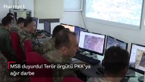 MSB duyurdu! Terör örgütü PKK'ya ağır darbe