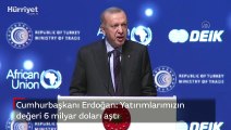 Cumhurbaşkanı Erdoğan, Türkiye - Afrika Ekonomi ve İş Forumu'nda açıklamalarda bulundu