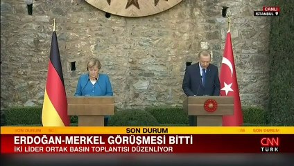 Merkel'den veda ziyareti... Cumhurbaşkanı Erdoğan: Her zaman çözüm odaklı bir lider oldu