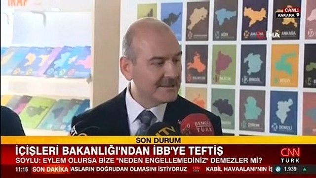 İçişleri Bakanlığı'ndan İBB'ye teftiş