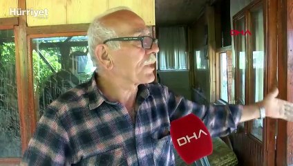 Samsun Alaçam'daki selde dere kenarında  evleri olan vatandaşlar zor anlar yaşadı
