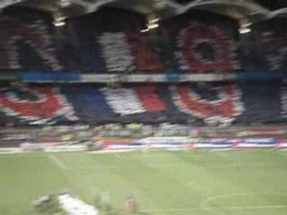 Lyon Bordeaux tifo des Lyonnais