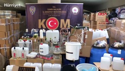 İzmir'de yılbaşı öncesinde il genelinde 79 ayrı sahte içki operasyonu