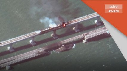 Letupan | Jambatan Crimea terbakar, 8 ditahan