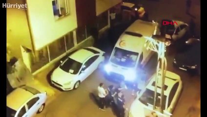 Çekmeköy'de yaşanan silahlı çatışma güvenlik kamerasında