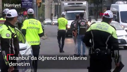 İstanbul'da öğrenci servislerine denetim