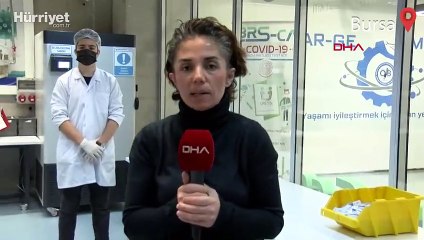 DHA muhabiri, Avrupa'nın talip olduğu test kitini denedi