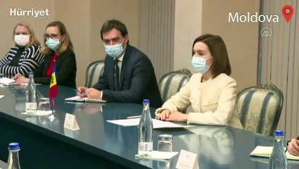 Dışişleri Bakanı Çavuşoğlu, Moldova  Cumhurbaşkanı ve Başbakanıyla görüştü