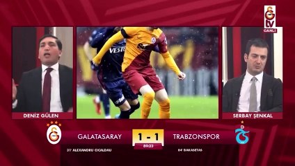 Galatasaray-Trabzonspor maçında GS TV spikerleri yıkıldı