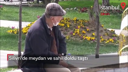 İstanbul Silivri'de mayda ve sahil doldu taştı