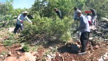 Elazığ'ın Arıcak ilçesindeki Görese Dağı bölgesinde orman yangını