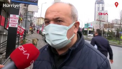 Gaziosmanpaşa'da çocuğun mucize kurtuluşu kamerada