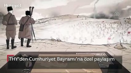 THY'den Cumhuriyet Bayramı'na özel paylaşım