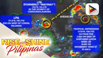 Bagyong Maymay, isa na lamang LPA; binabantayang TD sa labas ng PAR, patuloy na minomonitor ng PAGASA