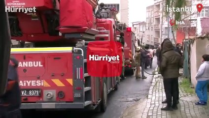 Avcılar’da kibritle oynayan çocuk evi yaktı