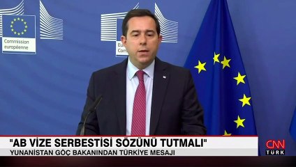 Yunanistan Göç Bakanı'ndan Türkiye mesajı