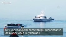 Türk Sahil Güvenlik Komutanlığı, Yunanistan'ın iddialarını video ile yalanladı: