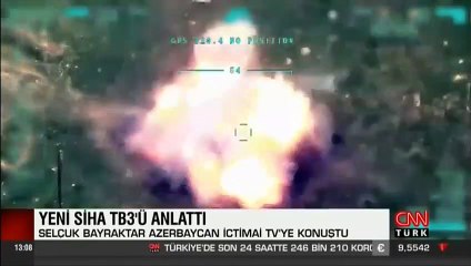 Selçuk Bayraktar Azerbaycan televizyonuna TB3'ü anlattı