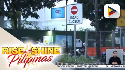 Update sa trapiko sa bahagi ng Meralco Ave. na isinara para sa konstruksyon ng Metro Manila Subway Project