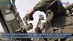 Footage of Russian 2S4 Tulpan 240-mm self-propelled mortar in Ukraine