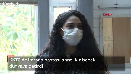 KKTC'de korona hastası anne ikiz bebek dünyaya getirdi