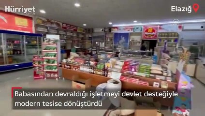 Babasından devraldığı işletmeyi devlet desteğiyle modern tesise dönüştürdü
