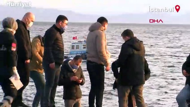 Kartal Sahili'nde kayalıklara sıkışmış halde erkek cesedi bulundu