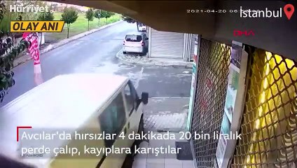 4 dakikada 20 bin liralık soygun saniye saniye kamerada